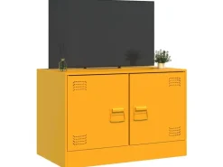 vidaXL TV-Schrank Senfgelb 67x39x44 cm Stahl Modell 2* Wohnwände|TV-Wände