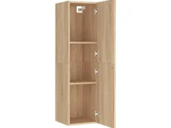vidaXL TV-Schrank Sonoma-Eiche 30,5x30x110 cm Holzwerkstoff* TV-Wände