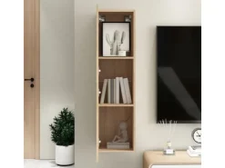 vidaXL TV-Schrank Sonoma-Eiche 30,5x30x110 cm Holzwerkstoff* TV-Wände