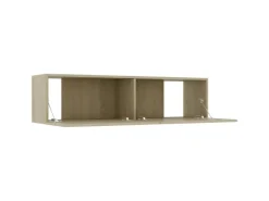 vidaXL TV-Schrank Sonoma-Eiche 120x30x30 cm Holzwerkstoff* Wohnwände|TV-Wände