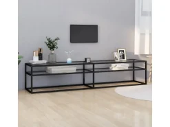 vidaXL TV-Schrank Transparent 200x40x40,5 cm Hartglas* Wohnwände|TV-Wände
