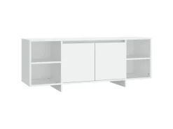 vidaXL TV-Schrank Weiß 130x35x50 cm Holzwerkstoff