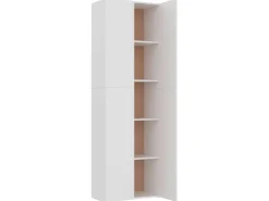 vidaXL TV-Schrank Weiß 60x32x190 cm Holzwerkstoff