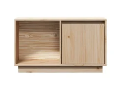 vidaXL TV-Schrank 74x35x44 cm Massivholz Kiefür