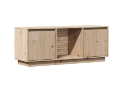 vidaXL TV-Schrank 110,5x35x44 cm Massivholz Kiefür* Wohnwände