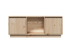 vidaXL TV-Schrank 110,5x35x44 cm Massivholz Kiefür* Wohnwände