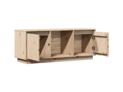 vidaXL TV-Schrank 110,5x35x44 cm Massivholz Kiefür* Wohnwände