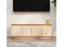 vidaXL TV-Schrank 110x34x40 cm Massivholz Kiefür* TV-Wände