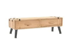 vidaXL TV-Schrank 110x33x35 cm Massivholz Tanne* TV-Wände