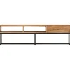 vidaXL TV-Schrank 160x30x45 cm Massivholz Akazie