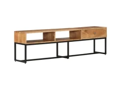 vidaXL TV-Schrank 160x30x45 cm Massivholz Akazie