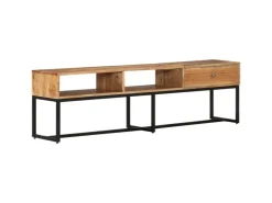 vidaXL TV-Schrank 160x30x45 cm Massivholz Akazie