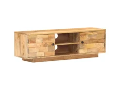 vidaXL TV-Schrank 116x30x35 cm Mango Massivholz
