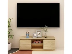 vidaXL TV-Schrank 110x30x40 cm Massivholz Kiefür