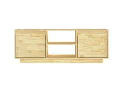 vidaXL TV-Schrank 110x30x40 cm Massivholz Kiefür