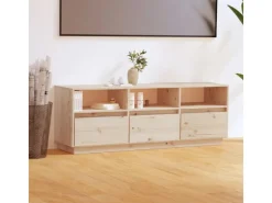 vidaXL TV-Schrank 140x37x50 cm Massivholz Kiefür* TV-Wände