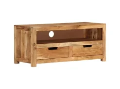 vidaXL TV-Schrank 88x35x40 cm Massivholz Akazie