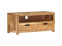 vidaXL TV-Schrank 88x35x40 cm Massivholz Akazie