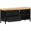 vidaXL TV-Schrank 90x30x41 cm Raues Mangoholz