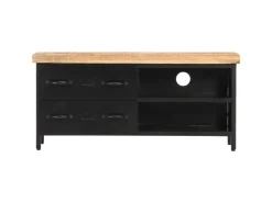 vidaXL TV-Schrank 90x30x41 cm Raues Mangoholz