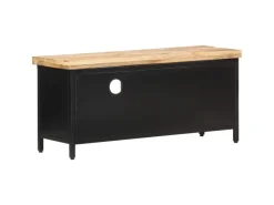 vidaXL TV-Schrank 90x30x41 cm Raues Mangoholz
