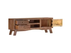 vidaXL TV-Schrank 110x30x40 cm Raues Mangoholz Modell 1* Wohnwände