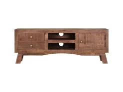 vidaXL TV-Schrank 110x30x40 cm Raues Mangoholz Modell 1* Wohnwände