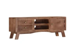 vidaXL TV-Schrank 110x30x40 cm Raues Mangoholz Modell 1* Wohnwände