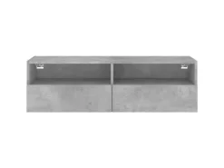 vidaXL TV-Wandschrank Betongrau 100x30x30 cm Holzwerkstoff