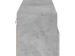 vidaXL TV-Wandschrank Betongrau 100x30x30 cm Holzwerkstoff