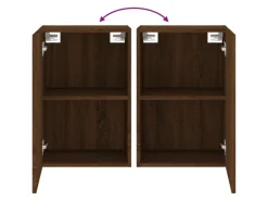 vidaXL TV-Wandschrank Braun Eiche-Optik 40,5x30x60 cm Holzwerkstoff* TV-Wände|Wohnwände