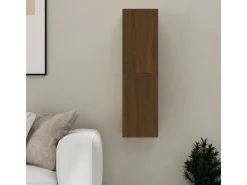 vidaXL TV-Wandschrank Braun Eichen-Optik 30,5x30x110 cm