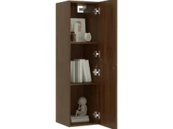 vidaXL TV-Wandschrank Braun Eichen-Optik 30,5x30x110 cm