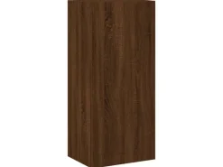 vidaXL TV-Wandschrank Braun Eiche-Optik 40,5x30x90 cm Holzwerkstoff* Wohnwände|TV-Wände