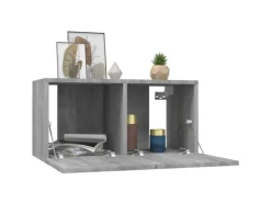 vidaXL TV-Wandschrank Grau Sonoma 60x30x30 cm Holzwerkstoff 1* Wohnwände|TV-Wände