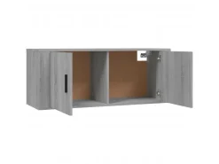 vidaXL TV-Wandschrank Grau Sonoma 100x34,5x40 cm