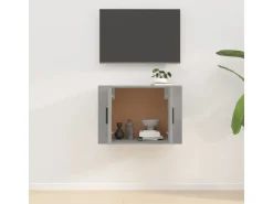 vidaXL TV-Wandschrank Grau Sonoma 57x34,5x40 cm* Schweberegale