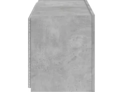 vidaXL TV-Wandschrank mit LED-Leuchten Betongrau 80x35x41 cm