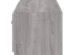 vidaXL TV-Wandschrank mit LED-Leuchten Grau Sonoma 80x35x31 cm* Wohnwände