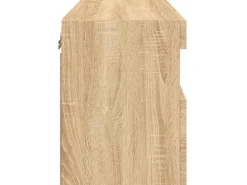 vidaXL TV-Wandschrank mit LED-Leuchten Sonoma-Eiche 60x30x40 cm