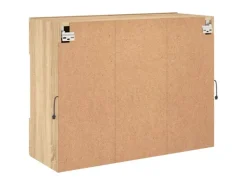 vidaXL TV-Wandschrank mit LED-Leuchten Sonoma-Eiche 78,5x30x60,5 cm* Wohnwände