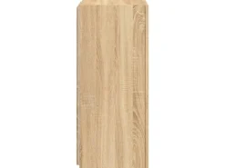vidaXL TV-Wandschrank mit LED-Leuchten Sonoma-Eiche 40,5x35x80 cm* Wohnwände