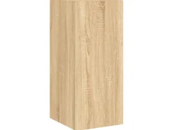 vidaXL TV-Wandschrank mit LED-Leuchten Sonoma-Eiche 30,5x35x70 cm* Wohnwände