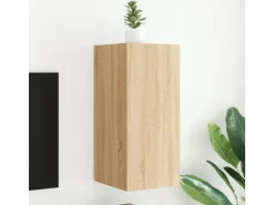 vidaXL TV-Wandschrank mit LED-Leuchten Sonoma-Eiche 30,5x35x70 cm* Wohnwände