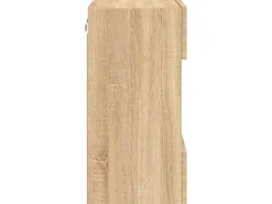 vidaXL TV-Wandschrank mit LED-Leuchten Sonoma-Eiche 40x30x60,5 cm* Wohnwände|TV-Wände