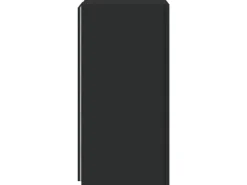 vidaXL TV-Wandschrank mit LED-Leuchten Schwarz 30,5x35x70 cm