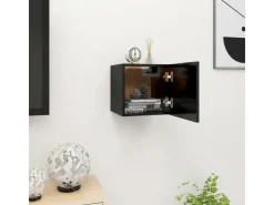 vidaXL TV-Wandschrank Schwarz 30,5x30x30 cm* Wohnwände|TV-Wände