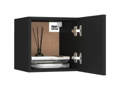 vidaXL TV-Wandschrank Schwarz 30,5x30x30 cm* Wohnwände|TV-Wände