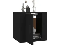 vidaXL TV-Wandschrank Schwarz 40x34,5x40 cm* Wohnwände