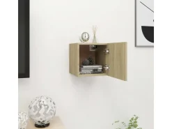 vidaXL TV-Wandschrank Sonoma-Eiche 30,5x30x30 cm